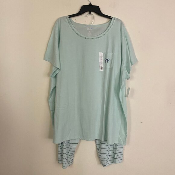 Croft & Barrow Top & Capri Pajama 4X - Picture 4 of 9
